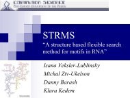 “A structure based flexible search method for motifs in RNA” Isana ...