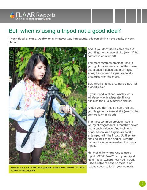 Reviews of camera tripods for photographing flowers plants - Digital ...