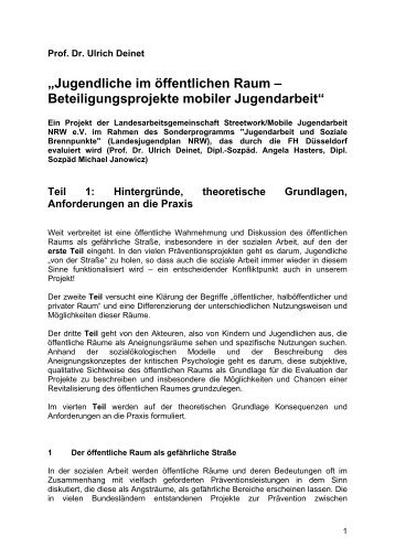 Jugendliche im Ã¶ffentlichen Raum â Beteiligungsprojekte mobiler ...