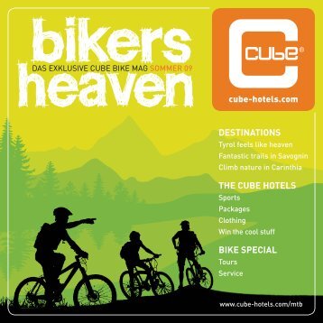 DESTINATIONS THE CUBE HOTELS BIKE SPECIAL