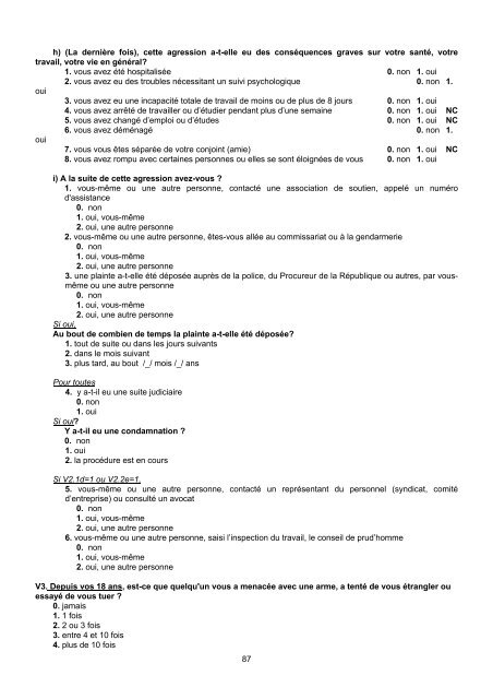 QUESTIONNAIRE ENVEFF 2000 - Ined