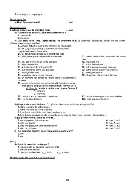 QUESTIONNAIRE ENVEFF 2000 - Ined