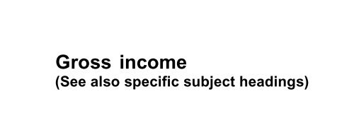 Gross income - Uncle Fed's Tax*Board