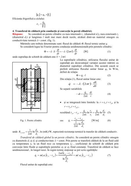 Instalaţii Frigorifice - Facultatea de Construcţii Timişoara