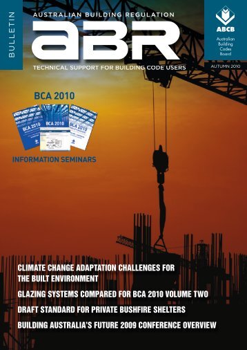 BCA 2010 - ABCB - Australian Building Codes Board