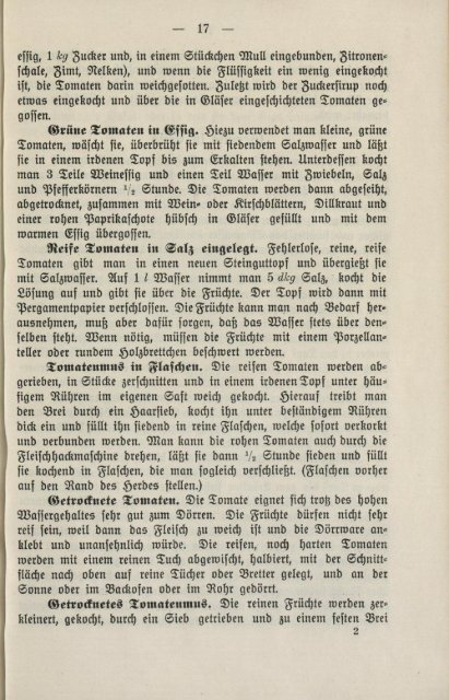 Das Einkochen der Früchte ohne und mit wenig Zucker von 1918