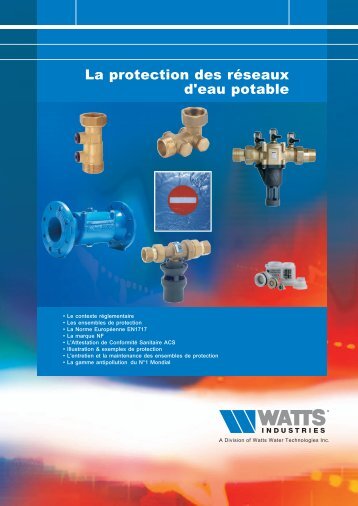 La protection des rÃƒÂ©seaux d'eau potable - Watts Industries