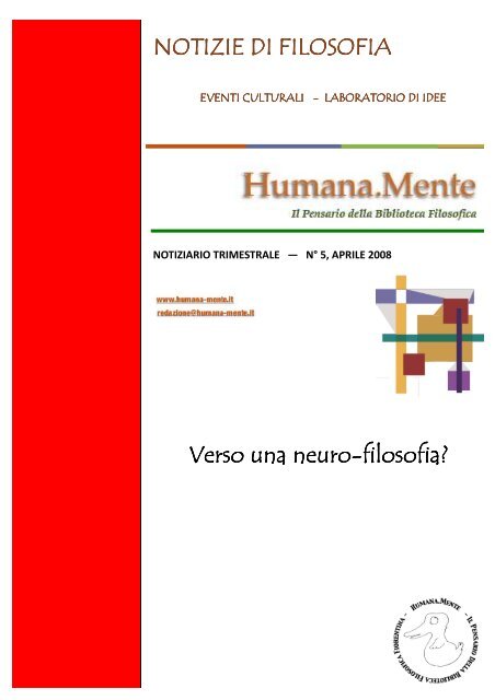 download the complete pdf of the issue - Humana.Mente