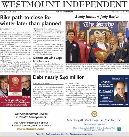 November 24 - Westmount Independent