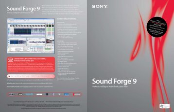 Sound ForgeÂ® 9 - Domex