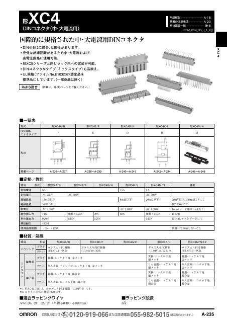 国際的に規格された中・大電流用DINコネクタ