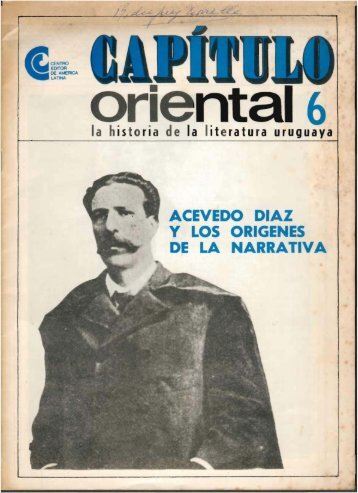 ACEVEDO DIAZ y LOS ORIGENES DE LA ARRATIVA