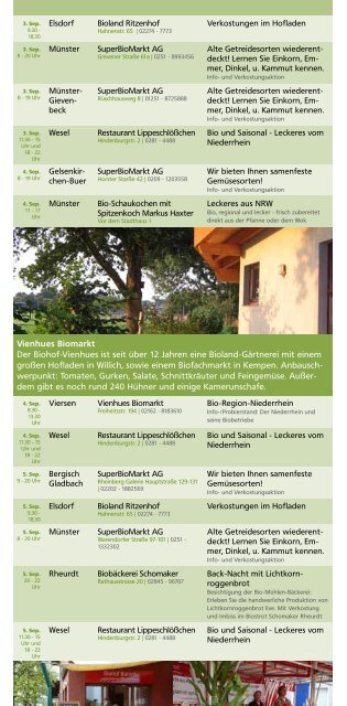 PDF-Version des Programmflyers - Öko-Landbau in NRW