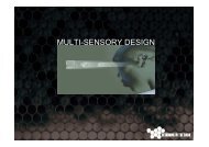 MULTI-SENSORIAL DESIGN