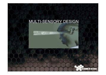 MULTI-SENSORIAL DESIGN