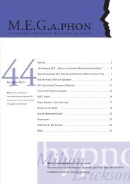MEGaPhon als PDF - Hypnosystemische Kommunikation