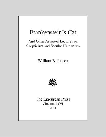 Frankenstein's Cat.pdf - University of Cincinnati