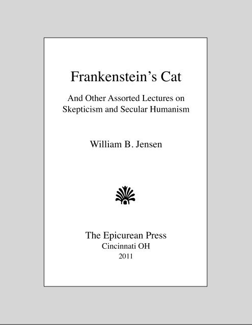 Frankenstein's Cat.pdf - University of Cincinnati