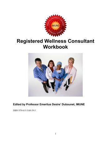 Registered Wellness Consultant Workbook