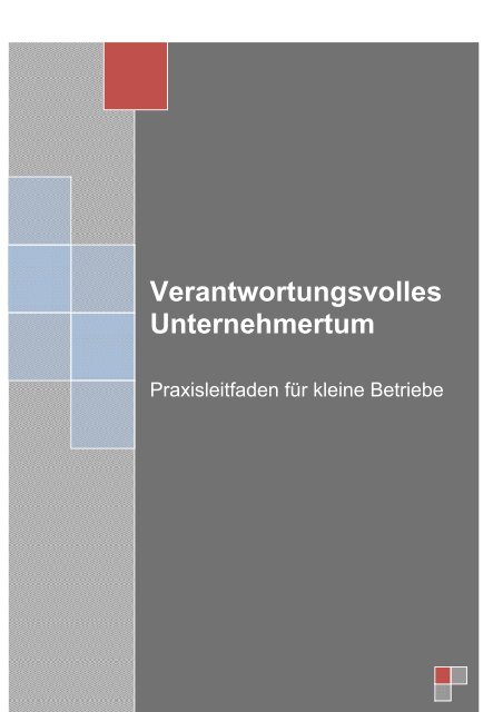 Verantwortungsvolles Unternehmertum