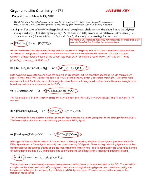 Homework 2 Answers