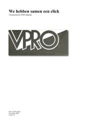 Visiedoc VPRO Digitaal