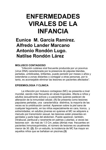 80 enfermedades virales infancia - Antonio RondÃ³n Lugo