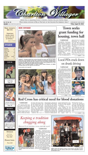 August 24, 2012 - Southbridge Evening News