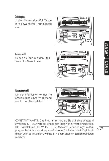 Bedienungs -anleitung - Sport-Thieme