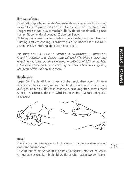 Bedienungs -anleitung - Sport-Thieme