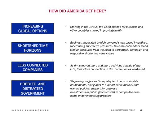 the looming challenge to us competitiveness - Initiative for a ...