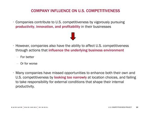 the looming challenge to us competitiveness - Initiative for a ...