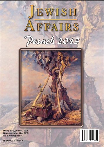 Cover - Pesach 2013.cdr - South African Jewish Board of Deputies