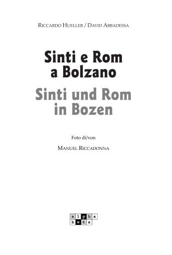 Sinti e Rom a Bolzano