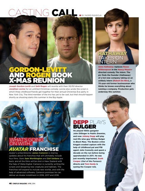Cineplex Magazine April2014