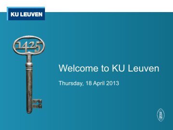 Presentation - KU Leuven