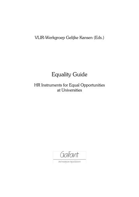 EQUALITY GUIdE - KU Leuven