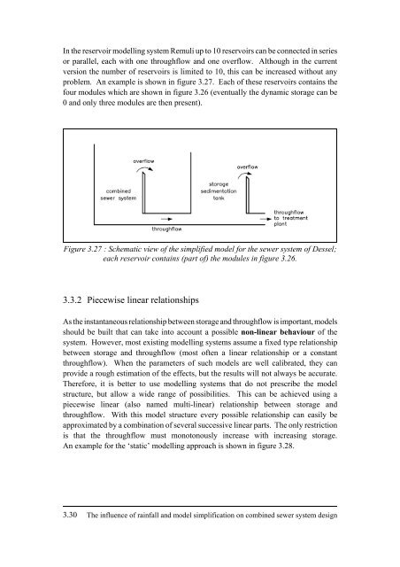 Chapter 3 : Reservoir models - KU Leuven