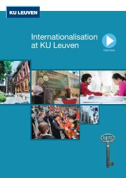 Brochure Internationalisation at KU Leuven