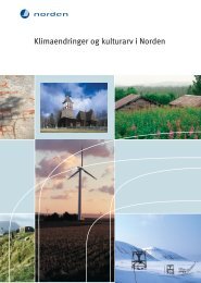 Klimaendringer og kulturarv i Norden (pdf) - Bibsys