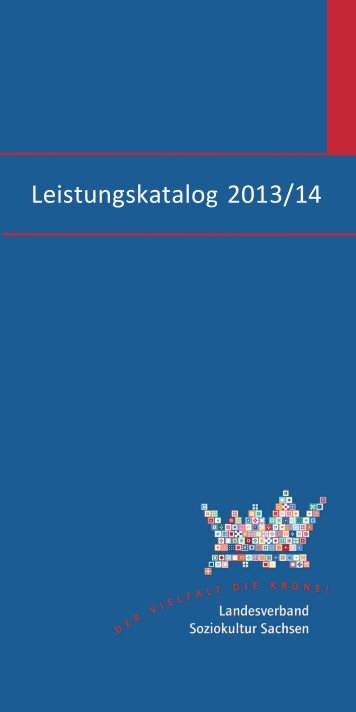 Leistungskatalog 2013/14 - netzwerk kulturelle bildung oberlausitz