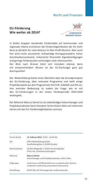 Leistungskatalog 2013/14 - netzwerk kulturelle bildung oberlausitz