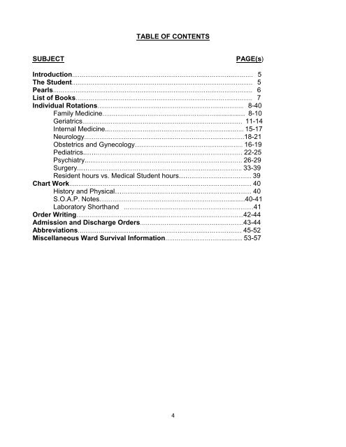 Clinical Orientation Manual - University of Kansas Medical Center