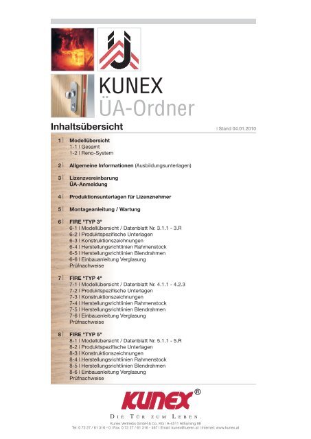 KUNEX ÜA-Ordner