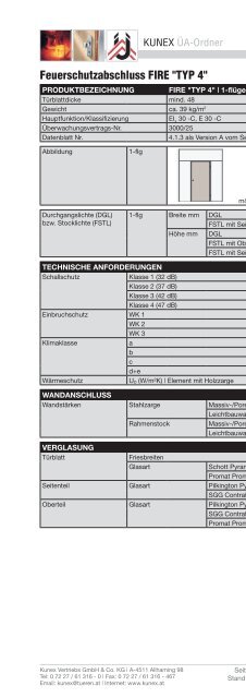 KUNEX ÜA-Ordner