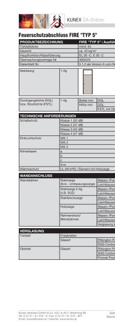 KUNEX ÜA-Ordner