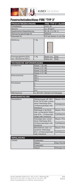 KUNEX ÜA-Ordner