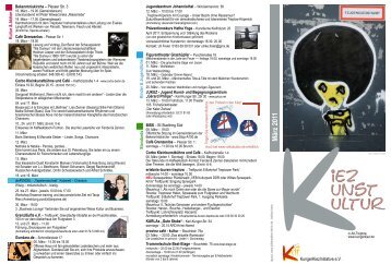 Aktueller Kiezflyer - Kungerkiez