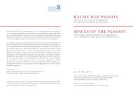 Räume der Passion - Kunstgeschichtliches Institut Frankfurt / Main ...