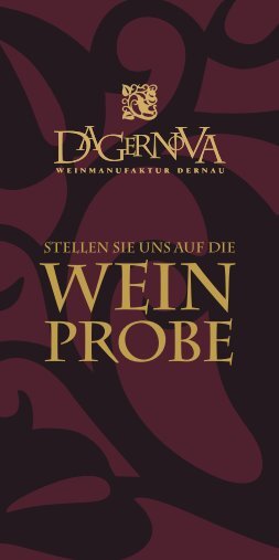 Download Weinproben - Flyer - Dagernova